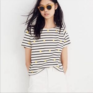 Madewell Stripes & Sun Boxy Top